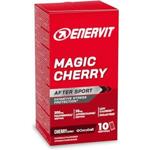 Enervit Magic Cherry - Integratore Antiossidante con Estratto di Amarena, 10 Bustine da 9g