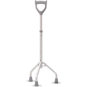 REMEDIA ONE - Bastone per Anziani Tripode con Manico Chiuso e Impugnatura Anatomica - Bastone Tre Piedi per Anziani con Puntali Antiscivolo - Tripode Alluminio (manico chiuso - impugnatura anatomica)