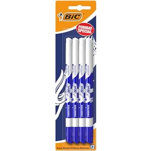 Bic - Penna con cancellino per inchiostro (confezione da 8 più 4 in omaggio)