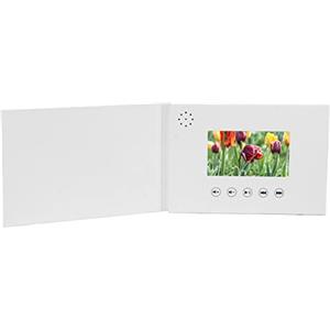 Qukaim Cornice digitale, video biglietto di auguri con schermo LCD, biglietto di auguri elettronico per compleanno, festa del papà, festa della mamma, Natale, anniversario, 25,4 cm