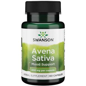 Swanson Health Products Avena Sativa 400 mg 60 Capsule