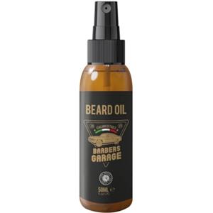 Barbers Garage - Beard Oil - Olio leggero e non grasso - Modellante per barba - Protettivo la pelle -nutriente ed emolliente - con olio di Mandorle Dolci