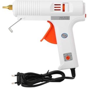 DEWIN Pistola Colla a Caldo,Pistola a Caldo per Colla Pistola a Caldo Regolabile Regolabile per Strumento di Riparazione Artigianale 110W (EU Plug)