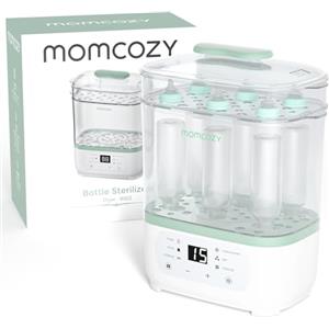 Momcozy Sterilizzatore elettrico biberon per biberon, sterilizzatore e asciugacapelli, sterilizzatore multifunzionale per oggetti per neonati e accessori per tiralatte