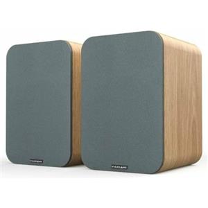 VULKKANO A4 Cassa Amplificata con Woofer da 4 Pollici, Bluetooth 5.0, Optica, RCA, USB, Coassiale, Casse Monitor con Design Elegante