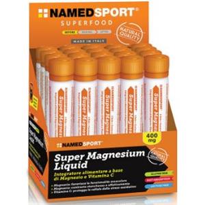 Named Sport Magnesium Liquid 25ml - Integratore con 400mg di Magnesio e 160mg di Vitamina C per il recupero post-workout