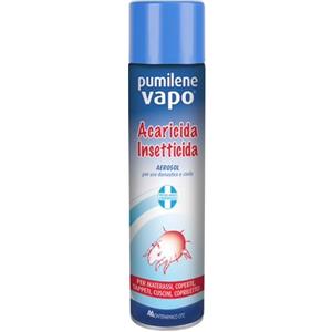 Montefarmaco Pumilene Vapo Acaricida Insetticida Spray 400 ml - Efficace contro acari, zanzare e insetti per uso domestico