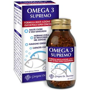 Dr. Giorgini Omega 3 Supremo - Integratore alimentare in 60 softgel ricco di Omega 3 per la salute cerebrale e del cuore