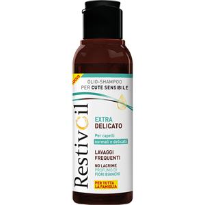 RestivOil Olio Shampoo Extra Delicato 100ml - Per Cute Sensibile e Lavaggi Frequenti, Adatto a Tutta la Famiglia