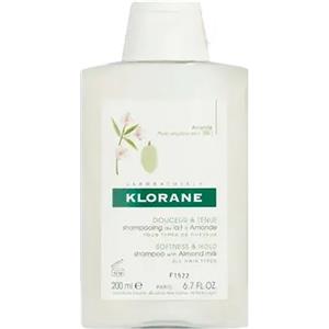 Klorane Shampoo al Latte di Mandorla 400ml - Nutriente, Districante e Volumizzante per Tutti i Tipi di Capelli