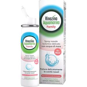 HALEON RINAZINA AQUAMARINA Spray Nasale Isotonico 100ml - Pulizia Delicata delle Cavità Nasali