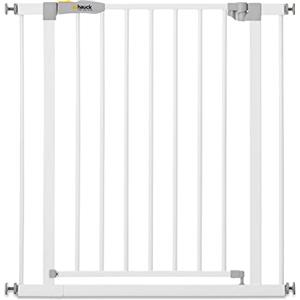 hauck Cancelletto di Sicurezza per Bambini Open N Stop KD - Per Aperture da 75 a 80 cm - Fissaggio a Pressione, Estensibile - Per Porte e Scale - Bianco, Metallo