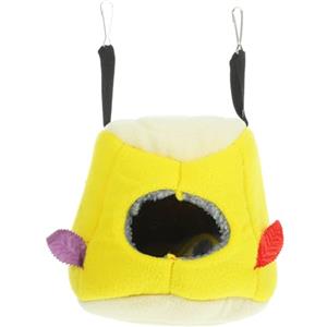 Mipcase Casetta per Uccelli Amaca Sospesa Nido per Uccelli Traspirante Cuccia per Parrocchetti Invernale Accessori per Gabbia per Piccoli Animali Domestici