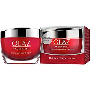 Olay Olaz Regenerist Crema Viso Anti-Età 3 Zone Giorno, 50 ml