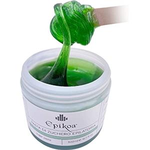 HAIR BODY STORE PASTA DI ZUCCHERO ALOE VERA EXTRA STRONG EPIKOA NATURALE sugar wax cera araba depilazione donna ceretta araba inguine ascelle e gambe ceretta indolore crema depilatoria parti intime barattolo 500ml