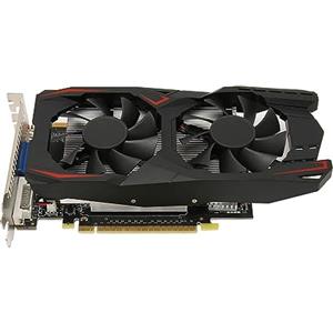 Tangxi Scheda Grafica per Giochi GTX1050Ti, DDR5 da 4 GB, 128 Bit, Scheda Video per Computer con Doppia Ventola di Raffreddamento, Interfaccia (GTX1050Ti 4 GB DDR5 128 bit)