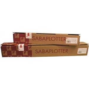 Sa.Ba.Cart Rotolo Plotter A1, Carta Opaca Inkjet 610 mm x 50 mt, 80 g/mq, Foro 50.8 mm