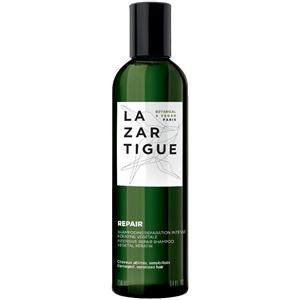 Lazartigue Repair Shampoo Riparatore Intenso 250ml - Con Cheratina Vegetale e Acido Ialuronico, Vegan e Senza Solfati