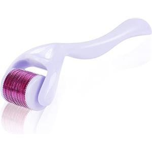 URAQT Dermoroller, Dermaroller 0.50 mm Aghi Viso Rullo, Aghi Rullo Facciale per la Crescita Della Barba, Titanium Derma Roller per Ringiovanimento Della Pelle Perdita Anti-rughe Dei Capelli