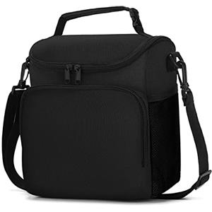 UYLIA 10L Borsa termica per il pranzo Donna Uomo con cinque tasche, borsa termica riutilizzabile con tracolla regolabile Lunch Box per adulti Lavoro Scuola Picnic Spiaggia
