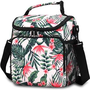 UYLIA 10L Borsa termica per il pranzo Donna Uomo con cinque tasche, borsa termica riutilizzabile con tracolla regolabile Lunch Box per adulti Lavoro Scuola Picnic Spiaggia