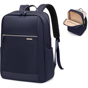 GOLF QUALITY Zaino PC Portatili 15.6 Pollici,Grande Zaino Donna Uomo Porta PC, Backpakc Computer da Business Notebook Viaggio Ufficio, Blu navy