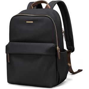 GOLF QUALITY Zaino Porta PC 14 Pollici, Nero, Unisex per Scuola, Università, Lavoro, Viaggio e Campeggio
