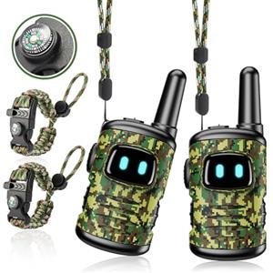 Adeokay Walkie Talkie Bambini,Giochi Bambini 3-8 Anni Bambina Regalo Bambino Bimbo 3-10 Anni Walkie Talkie Giocattoli Bambino 3-10 Anni Woki Toki con Comprass Bambina Gioco Bambino 3-9 Anni Maschio
