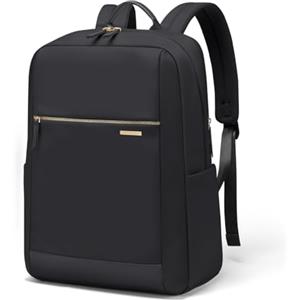 GOLF QUALITY Zaino PC Donna 15.6 Pollici,Zaino da Viaggio Donna, Backpack per Laptop, Causal Daypack Scuola Lavoro,Nero