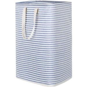 Lifewit Cesto Portabiancheria Autoportante 80L, Grande Cesta Portabiancheria Pieghevole con Manici Allungati, Portabiancheria Sporca per Vestiti, Asciugamani, Giocattoli, Coperte, Blu