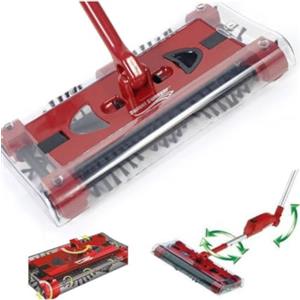OISE ART STORE Trade Shop - Scopa Elettrica Rotante Aspirapolvere Manico Ruotante Swivel Sweeper Senza Fili