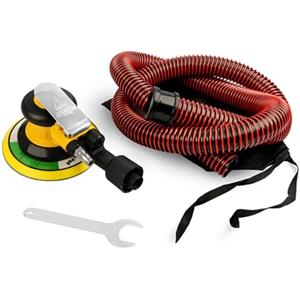 FACAIIO Levigatrice pneumatica ad aria da 6 pollici, 13500 giri/min, per la lavorazione del legno, lucidatura auto, smerigliatura pareti, rimozione della vernice (B)