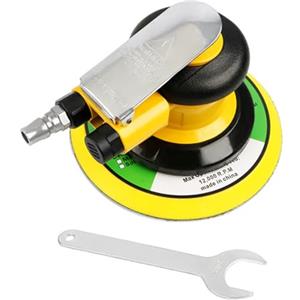 FACAIIO Levigatrice pneumatica ad aria da 6 pollici, 13500 giri/min, per la lavorazione del legno, lucidatura auto, smerigliatura pareti, rimozione della vernice (A)