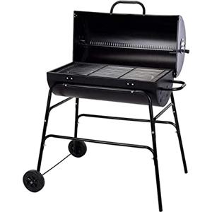 MaxxGarden Barbecue a Carbone con Griglia - Carrello Barbecue in Acciaio Inox con Coperchio a Doppia Parete, Griglia a 4 Pezzi, Dimensioni 100 x 78 cm