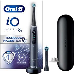PROCTER & GAMBLE SRL Oralb Io 8 Black Spazzolino +2 Refill