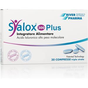 BIONATIVA SpA Syalox 300 Plus - Integratore alimentare con Acido Ialuronico e Boswellia, 30 Compresse Triplo Strato