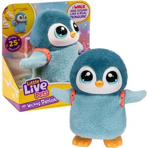 Little Live Pets My Pet Penguin - Pinguino Interattivo di Peluche con 25 Suoni e Reazioni, Cammina e Canta