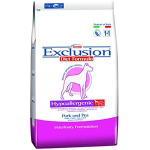 Exclusion Diet - Mangime per Cani ipoallergenico, Maiale e Piselli, per Cani di Medie e Grandi Dimensioni, Confezione da 1 (1 x 12,5 kg)