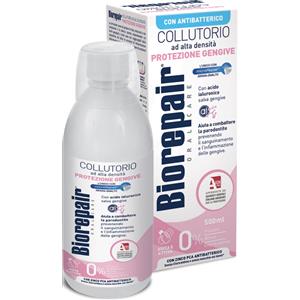 Biorepair Collutorio Protezione Gengive 500ml - Formula Alta Densità con Acido Ialuronico e Zinco PCA
