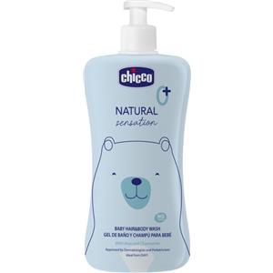 Chicco Natural Sensation Bagnoshampo 500 ml - Detergente Corpo e Capelli con Aloe e Camomilla, Formula 2in1, Senza Lacrime