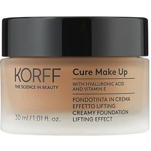 Korff Fondotinta Crema Effetto Lifting 03 - 30 ml, Finish Satinato con Acido Ialuronico e Vitamina E per Idratazione e Luminosità