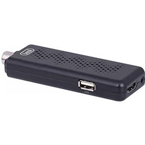 Trevi HE 3361 T2, Decoder Digitale Terrestre, DVBT-T2, Dimensioni Ridotte, Ricezione Programmi Qualità HD, HEVC con Codec H.265 10 Bit, HDMI, USB, Ricevitore IR con Display, Telecomando Incluso