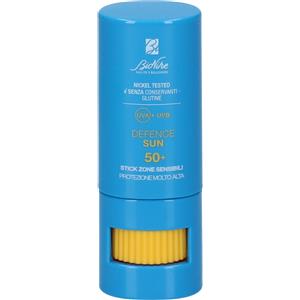 Bionike Defence Sun 50 Stick Zone Sensibili - Protezione SPF 50 per Labbra, Naso e Orecchie, 9 ml