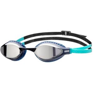 Arena Air-Speed Mirror Occhialini Nuoto Gara Adulto, Occhialini Piscina con Ampie Lenti Specchiate, Protezione UV, 3 Ponti Nasali Intercambiabili, Guarnizioni Air Seals, Trattamento Anti-Appannamento