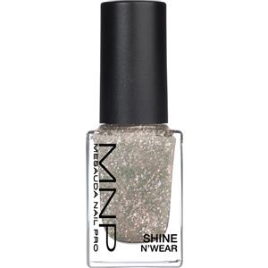 Mesauda Smalto Shine N'Wear 293 Mermaid - Smalto Classico Glitter Argento, Lunga Durata e Asciugatura Rapida