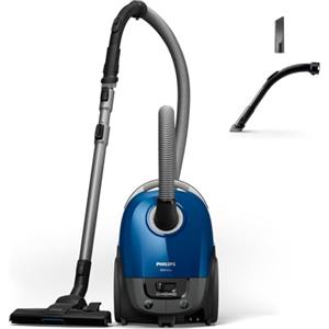 Philips Domestic Appliances Philips 3000 Series Aspirapolvere con Sacco, 900W, Cattura Il 99,9% della Polvere, Filtro Antiallergico, Tecnologia AirflowMax, Raggio d'Azione 9m (XD3110/09)