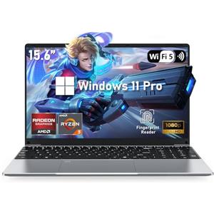 NIAKUN 15,6 pollici PC Portatile Gaming Laptops Notebook, Computer Portatile 16GB RAM 1TB SSD, Tastiera Retroilluminata, AMD Ryzen 5 7430U Processore (fino a 4.3Ghz), 6000mAh, Tipo-C