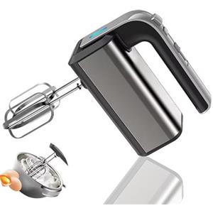 Liwankaqi Miscelatore Elettrico In Acciaio Inox - 800W, 5 Velocità, Pulsante Uscita, 2 Ganci Impasto, 2 Sbattitori