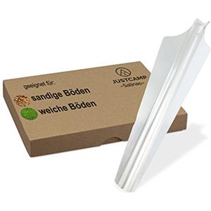 JUSTCAMP Salinas Picchetti Sabbia per Tenda - 32 cm [3 Pezzi]