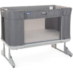 Chicco Next2Me Forever, Culla Neonato Fianco Letto 3in1, Culla che Diventa Lettino Montessori, Fino a 4 Anni (22 Kg), Altezza Regolabile, Buona Circolazione dell'Aria, 4 Ruote, Materasso incluso